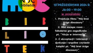 Noc Bibliotek – Moc Bibliotek - Edycja 2024