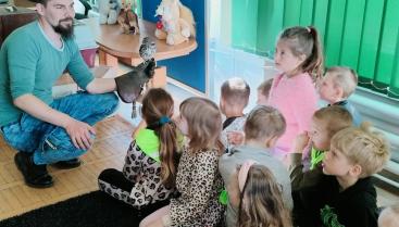 Tydzień Bibliotek – żywa lekcja przyrody  - płomyk sowy