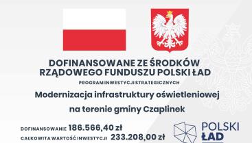 Tablica Polski Ład - oświetlenie