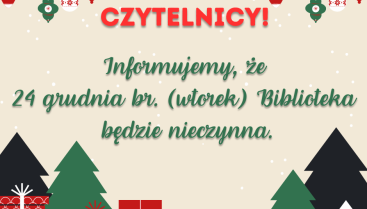 Drodzy Czytelnicy!