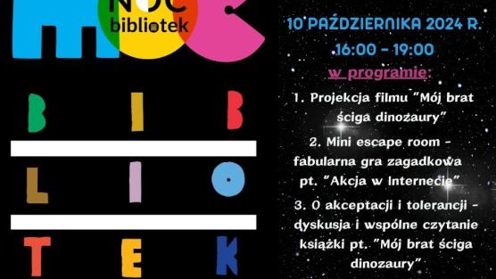 NOC BIBLIOTEK – MOC BIBLIOTEK - EDYCJA 2024