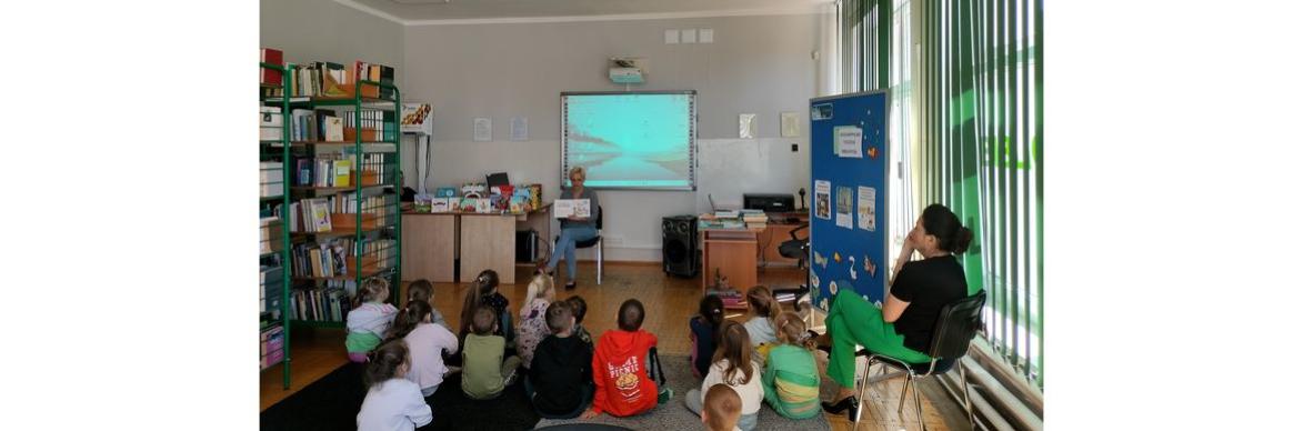 Skąd się biorą książki w bibliotece?  - spotkania z przedszkolakami