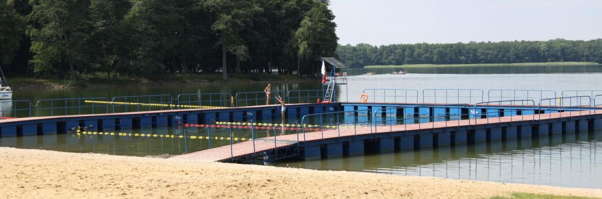 Informacja dotycząca kąpieli w kąpielisku nad jeziorem Drawsko przy ulicy Drahimskiej