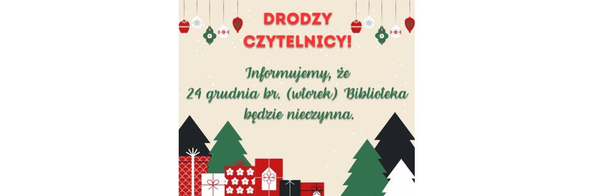 Drodzy Czytelnicy!