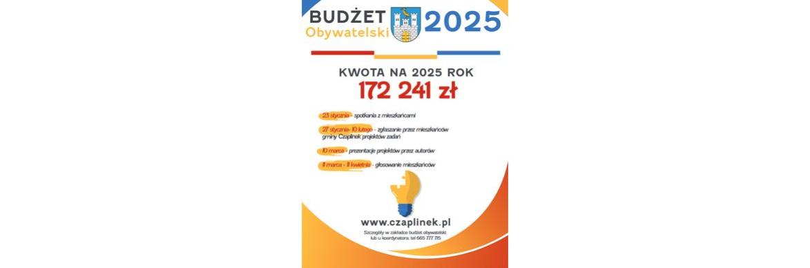 Czaplinecki Budżet Obywatelski 2025