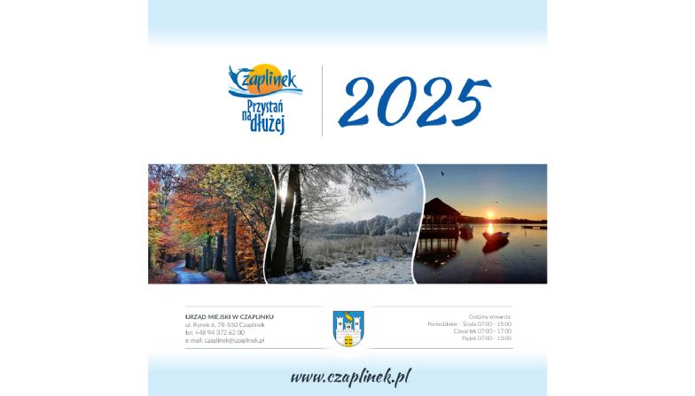 Odbierz kalendarz gminny na 2025 rok już 6 grudnia