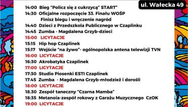 33.Finał WOŚP-program