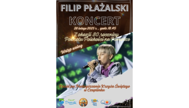 Koncert Filipa Płażalskiego - 28 lutego 2025 r. 